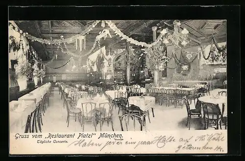 AK München, Restaurant Platzl