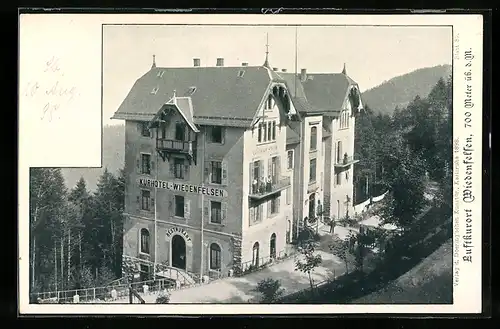 AK Bühlertal, Kurhotel-Restaurant Wiedenfelsen