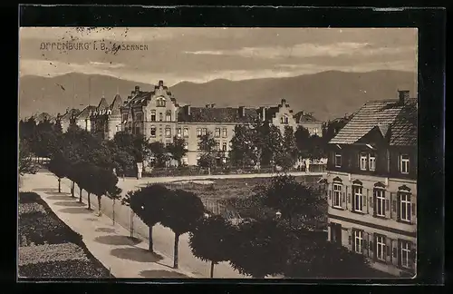 AK Offenburg i. B., Kasernen