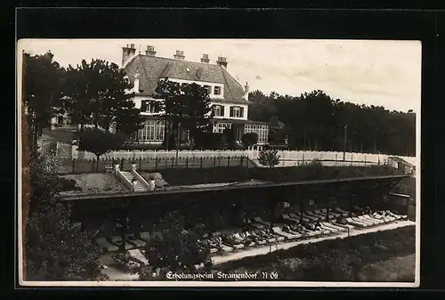 AK Stranzendorf, Blick zum Erholungsheim