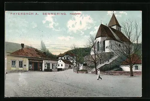 AK Payerbach a. Semmering, Hauptplatz