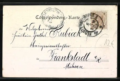 AK Weidling, Ortsansicht, Kirche und Gasthof Rain