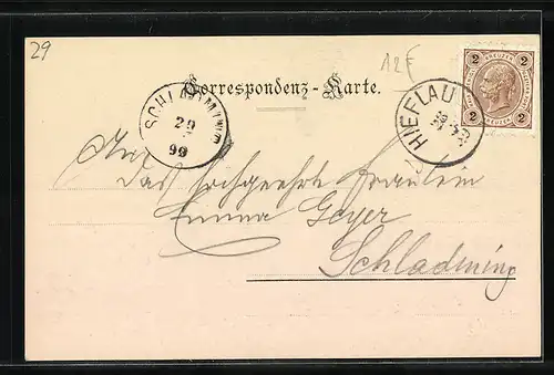 AK Hieflau, Gasthof zur Post