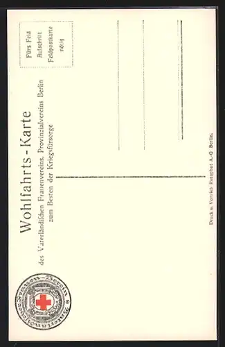 Künstler-AK Kronprinz Wilhelm von Preussen in Uniform mit Eisernem Kreuz