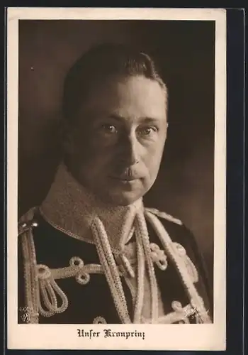 AK Portrait Kronprinz Wilhelm von Preussen