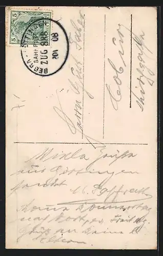 AK Prinz Wilhelm von Preussen mit Kronprinz Wilhelm in Uniform zu Pferde