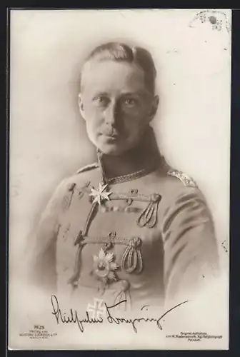 AK Kronprinz Wilhelm von Preussen in Husarenuniform