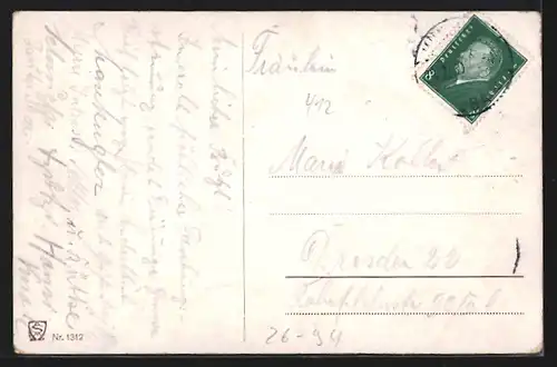 AK Gast im Biergarten wundert sich über Limonadentrinker