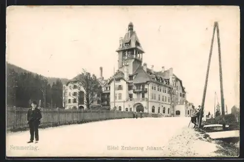 AK Semmering, Hotel Erzherzog Johann