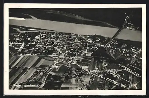 AK Tulln, Gesamtansicht, Fliegeraufnahme