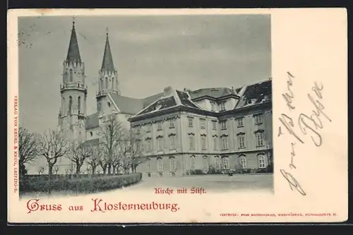 AK Klosterneuburg, Kirche mit Stift