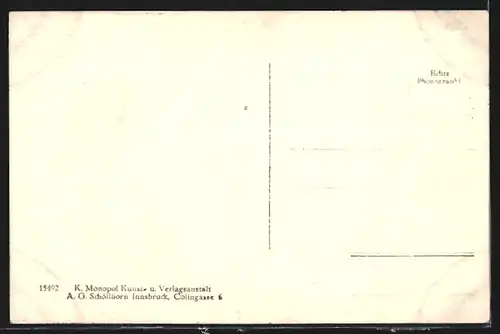 AK Kirchbichl, Teilansicht mit Bergspitze