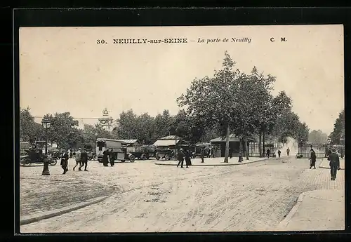 AK Neuilly-sur-Seine, La porte de Neuilly
