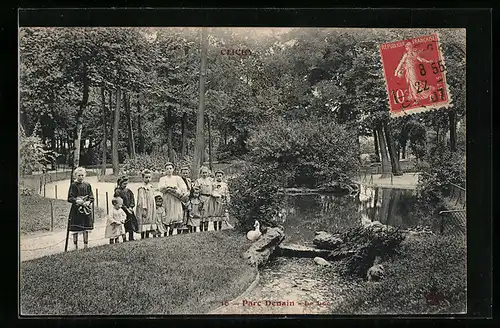 AK Clichy, Le Parc Denain, Le Lac