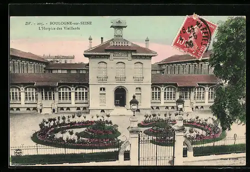 AK Boulogne-sur-Seine, L`Hospice des Vieillards