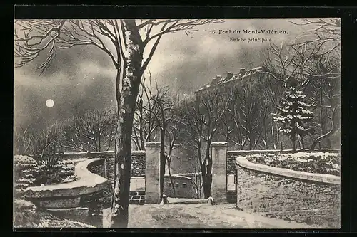 AK Suresnes, Fort du Mont-Valèrien, Entrèe principale