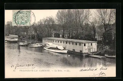 AK Villeneuve-la-Garenne, La Seine