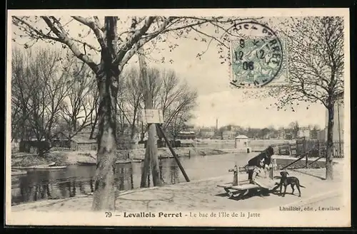 AK Levallois Perret, Le bac de l`Ile de la Jatte