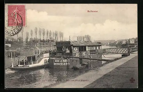 AK Bellevue, Dampferanlegestelle