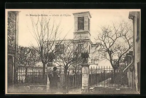 AK Bourg-la-Reine, Abside de l`Eglise