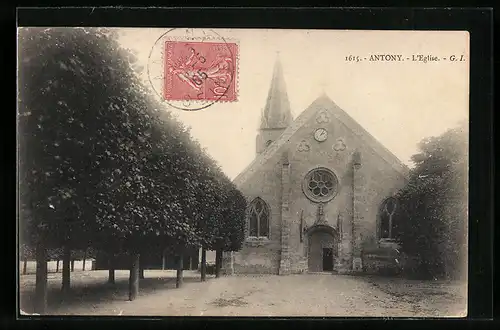 AK Antony, L`Eglise