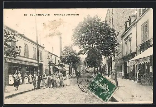 AK Courbevoie, Avenue Marceau