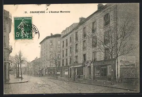 AK Courbevoie, L`Avenue Marceau