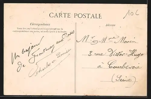 AK Fontenay-aux-Roses, La Poste et la Place Carnot