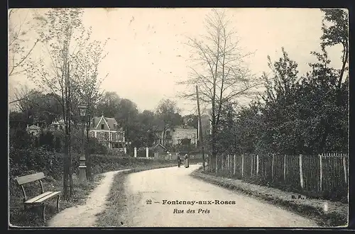 AK Fontenay-aux-Roses, Rue des Près