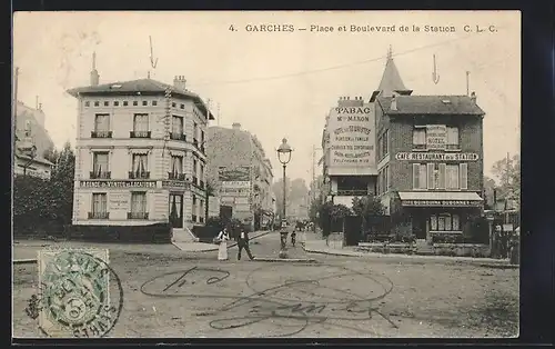 AK Garches, Place et Boulevard de la Station