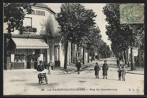 AK La Garenne-Colombes, Rue de Charlebourg