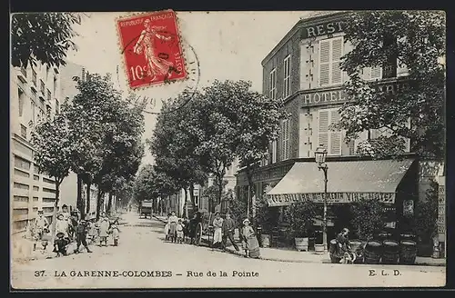 AK La Garenne-Colombes, Rue de la Pointe