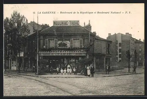 AK La Garenne, Boulevard de la Rèpublique et Boulevard National