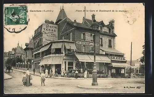 AK Garches, Place de la Gare et Boulevard de la Station