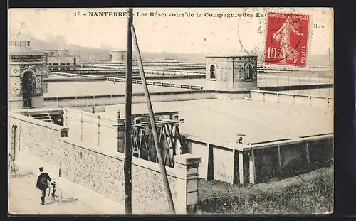 AK Nanterre, Les Rèservoirs de la Compagnie des Eaux au Mont-Valérie