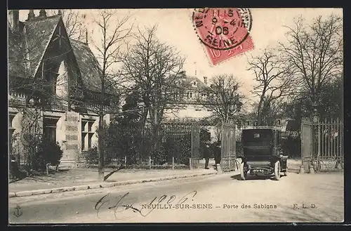 AK Neuilly-sur-Seine, Porte des Sablons