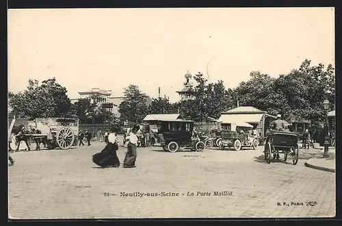 AK Neuilly-sur-Seine, La Porte Maillot