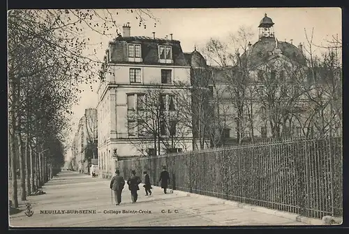 AK Neuilly-sur-Seine, College Sainte-Croix
