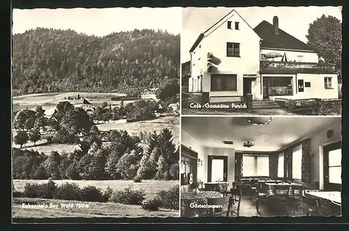 AK Rabenstein /Bay. Wald, Cafè-Gaststätte Wilhelm Petrich, Gästezimmer