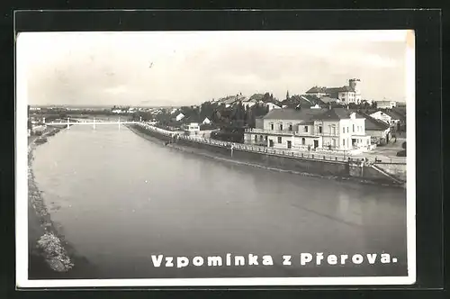 AK Prerov, Flusspartie aus der Vogelschau