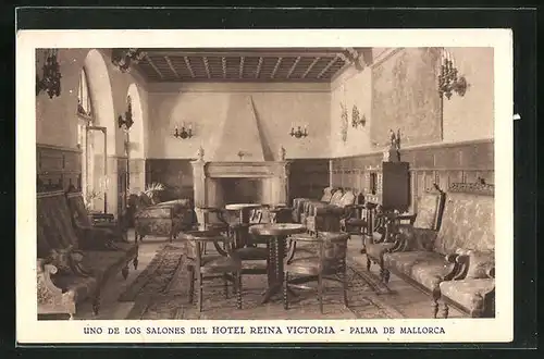 AK Palma de Mallorca, Uno de los Salones del Hotel Reina Victoria