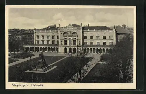 AK Königsberg, Blick zur Universität