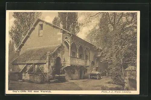 AK Warwick, Guy`s Cliff Mill, Wassermühle