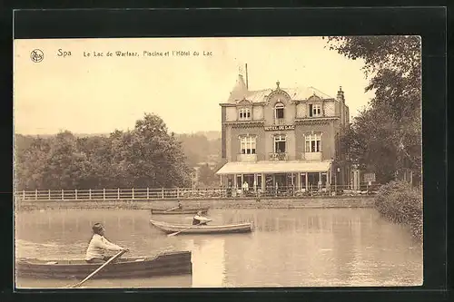 AK Spa, Le Lac de Warfaaz, Piscine et l`Hôtel du Lac