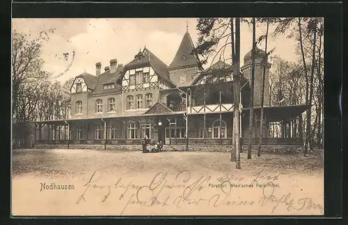 AK Nodhausen, Fürstlich Wied'sches Park-Hotel