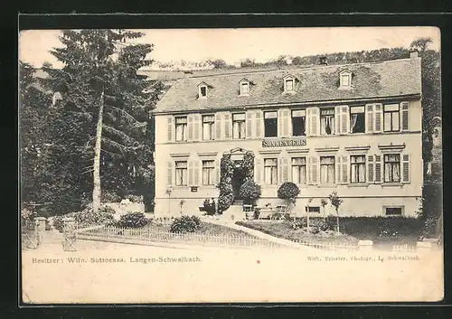 AK Bad Langenschwalbach, Hotel Sonnenberg
