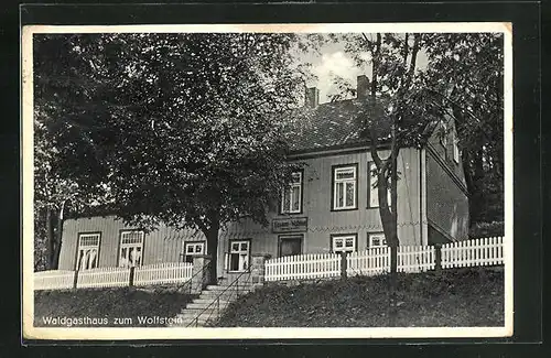 AK Bad Harzburg, Waldgasthaus zum Wolfstein