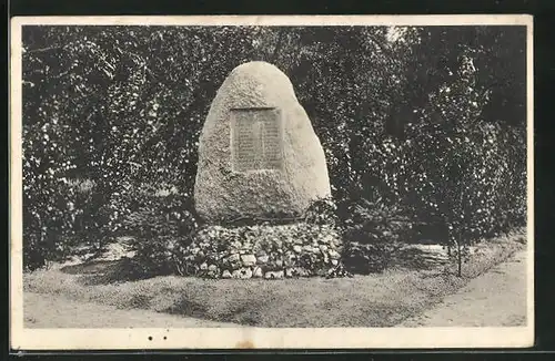 AK Elverdissen, Spielplatz und Gedenkstein-Einweihung 1929, Turnverein Elverdissen