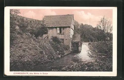 AK Gummersbach, Alte Mühle in Rospe