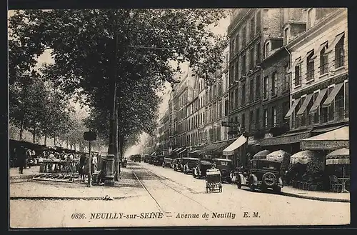 AK Neuilly-sur-Seine, Avenue de Neuilly